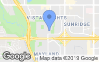 Map of Cliff Bungalow, AB