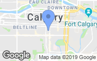 Map of Cliff Bungalow, AB