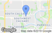 Map of Cliff Bungalow, AB