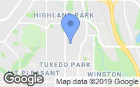 Map of Cliff Bungalow, AB