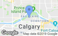 Map of Cliff Bungalow, AB