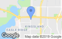 Map of Cliff Bungalow, AB