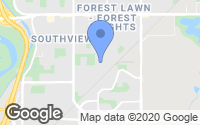 Map of Cliff Bungalow, AB
