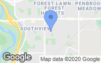 Map of Cliff Bungalow, AB