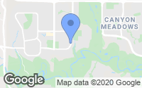 Map of Cliff Bungalow, AB