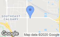 Map of Cliff Bungalow, AB