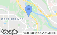 Map of Cliff Bungalow, AB