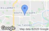Map of Cliff Bungalow, AB