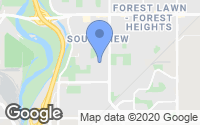Map of Cliff Bungalow, AB