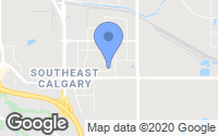 Map of Cliff Bungalow, AB
