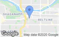 Map of Cliff Bungalow, AB