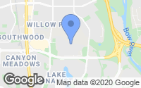 Map of Cliff Bungalow, AB