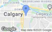 Map of Cliff Bungalow, AB