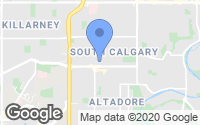 Map of Cliff Bungalow, AB